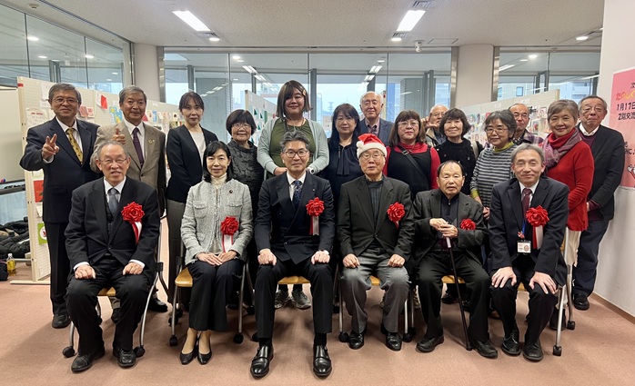 災害被災地の子ども達に贈るクリスマスカード展オープンセレモニーに参加しました。 災害被災地の子ども達に贈るクリスマスカード展オープンセレモニーに参加しました。